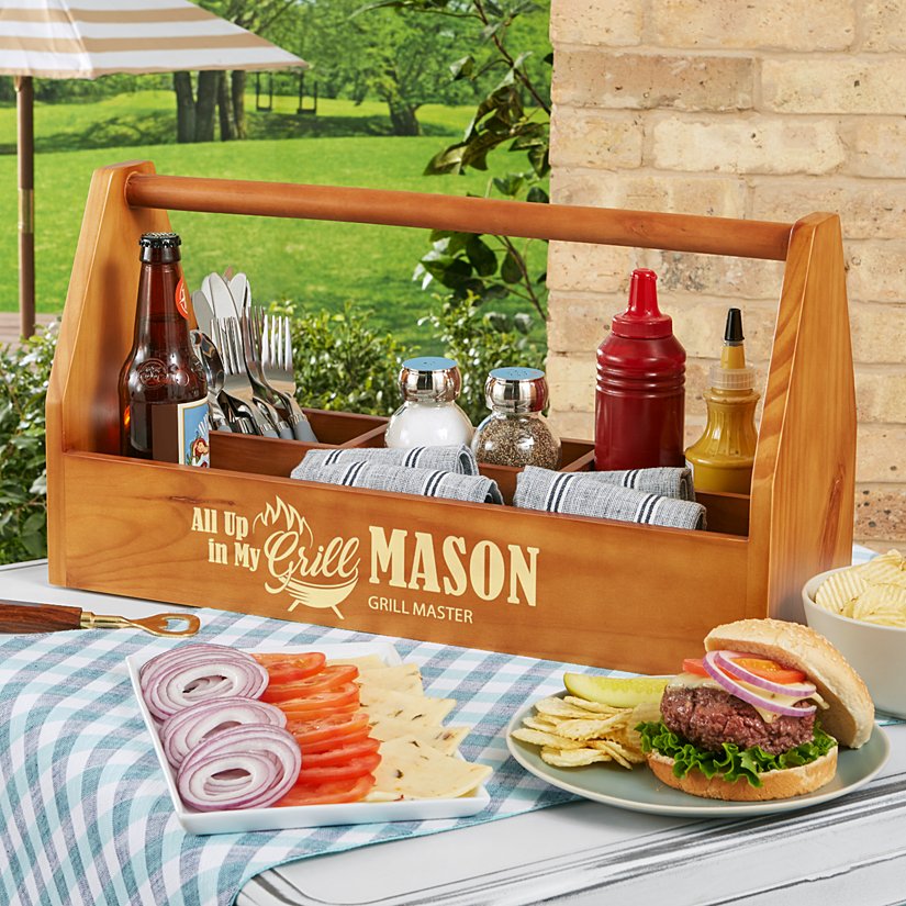 All Set Personalized BBQ Caddy