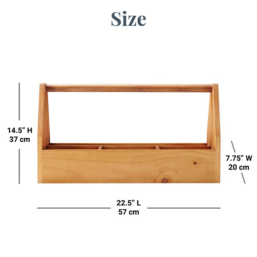 Barbecue Station Wood BBQ Caddy