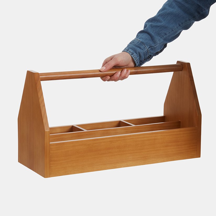 Barbecue Station Wood BBQ Caddy