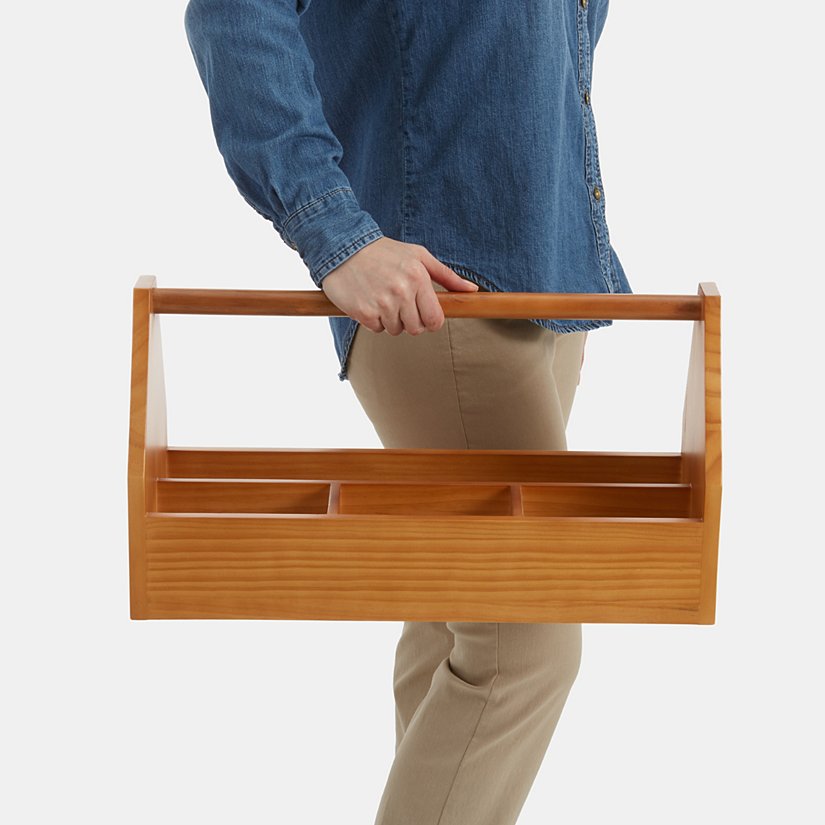 Barbecue Station Wood BBQ Caddy