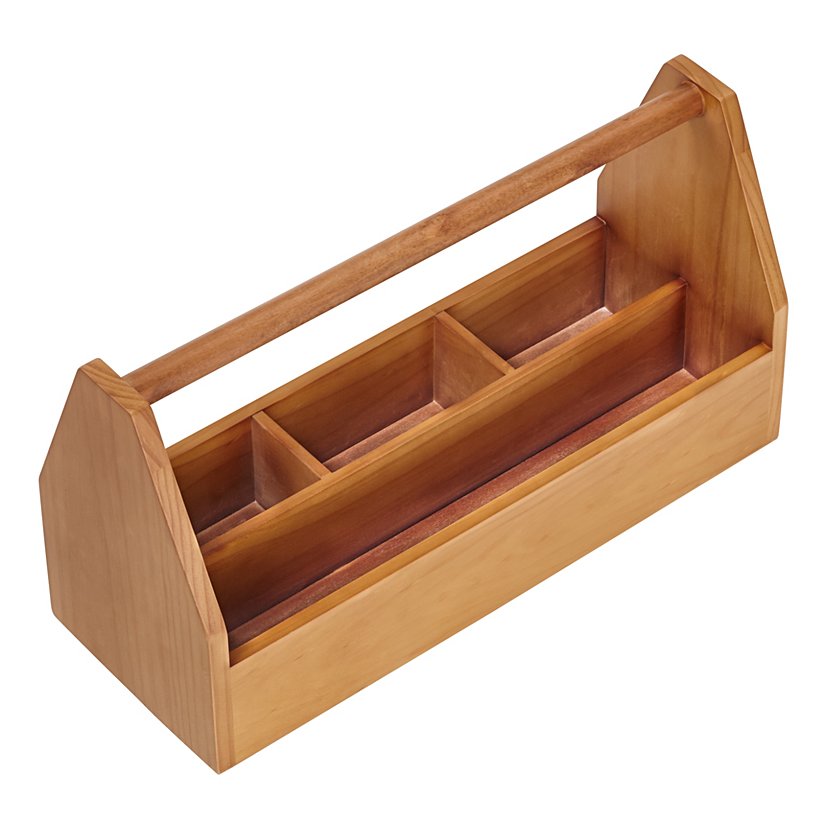 Barbecue Station Wood BBQ Caddy
