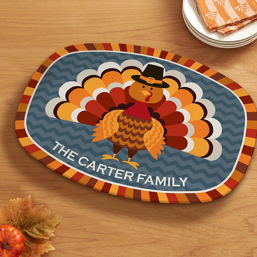 Gobble Gobble Personalized Serving Platter