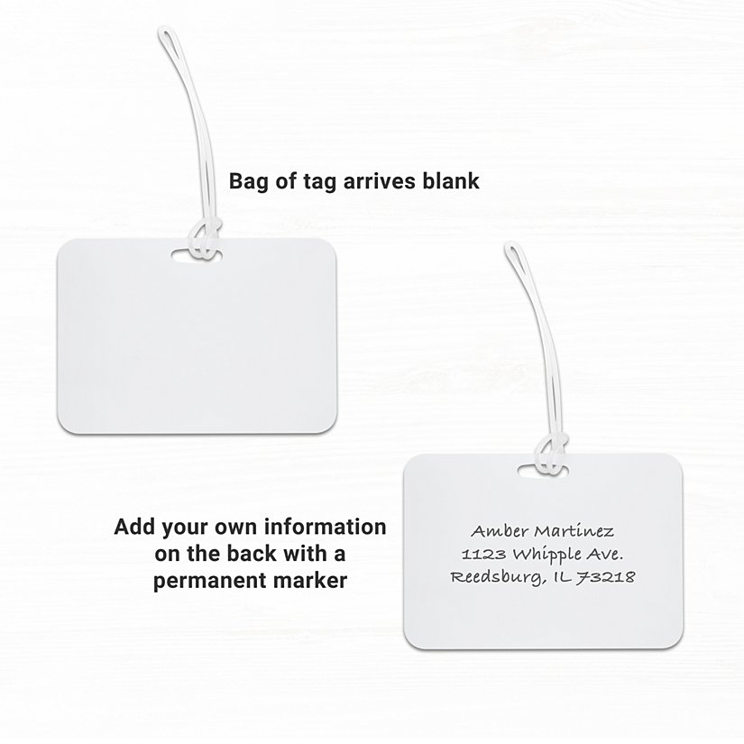 Mr. Monopoly Character Luggage Tag