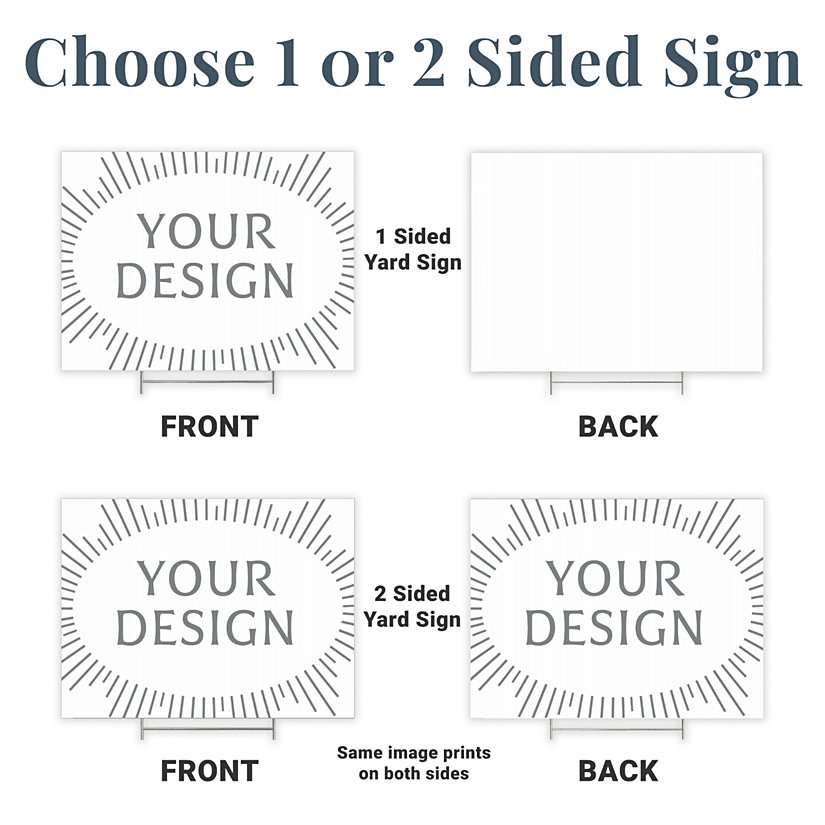 Engagement Announcement Personalized Yard Sign