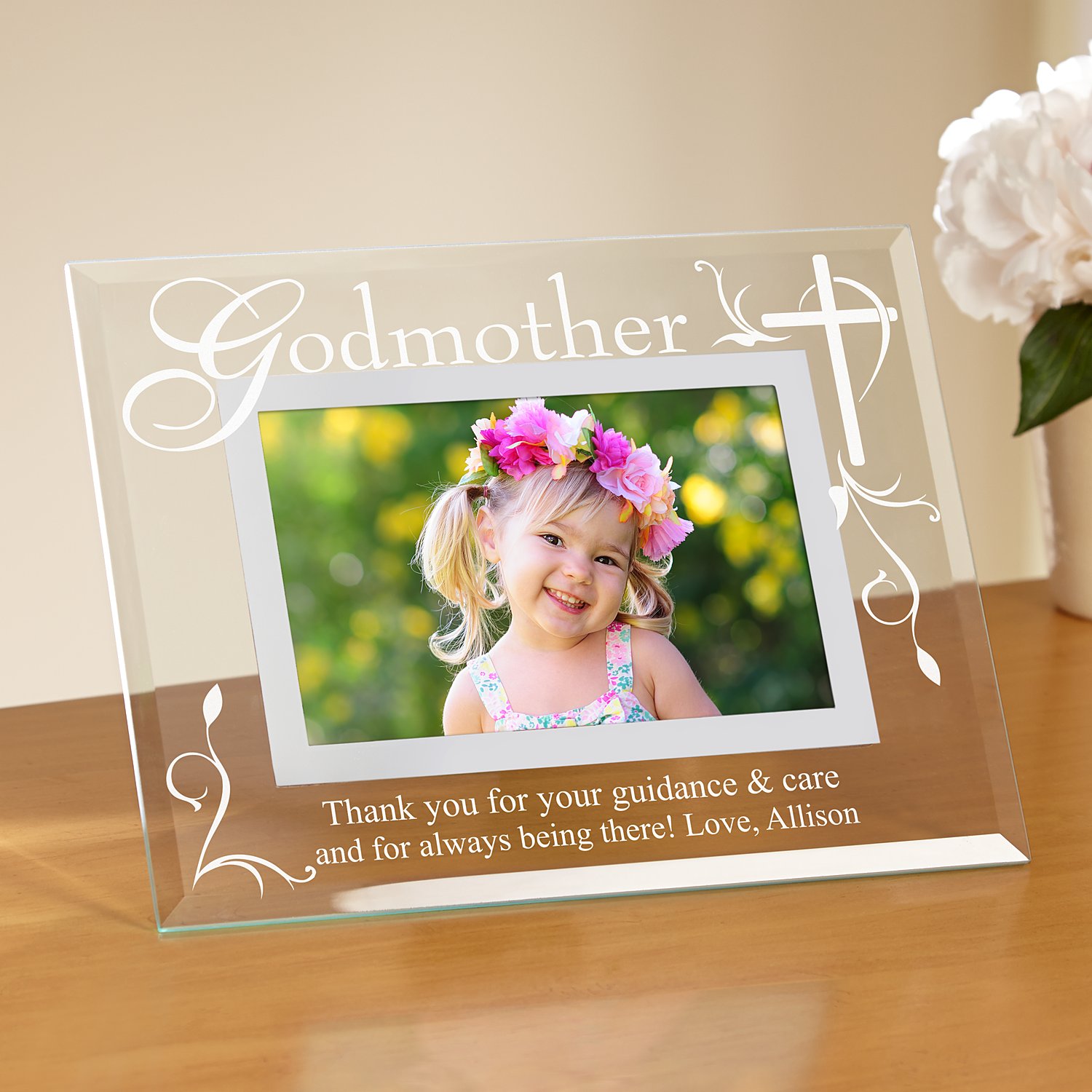 Godmother/Godfather Personalized Glass Photo Frame