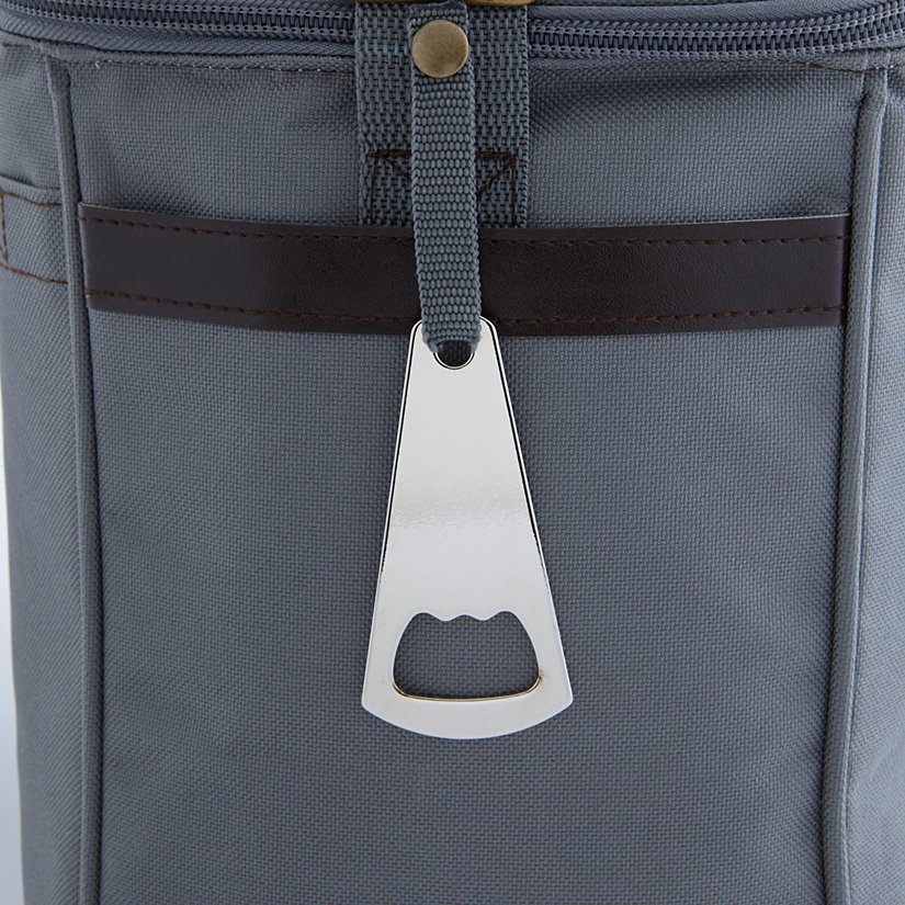 Canvas & Faux Leather Personalized Travel Beverage Cooler 3 Canvas & Faux Leather Personalized Travel Beverage Cooler