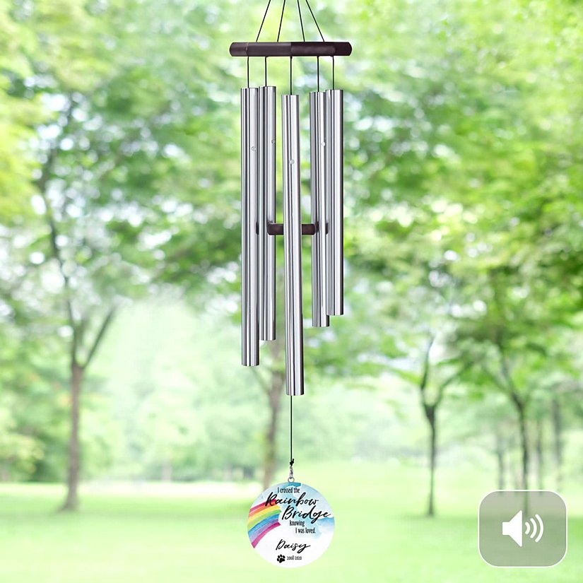 Across The Rainbow Bridge 30-inch Personalized Wind Chime