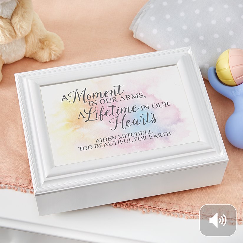 Amazing Grace Memorial Personalized Music Box