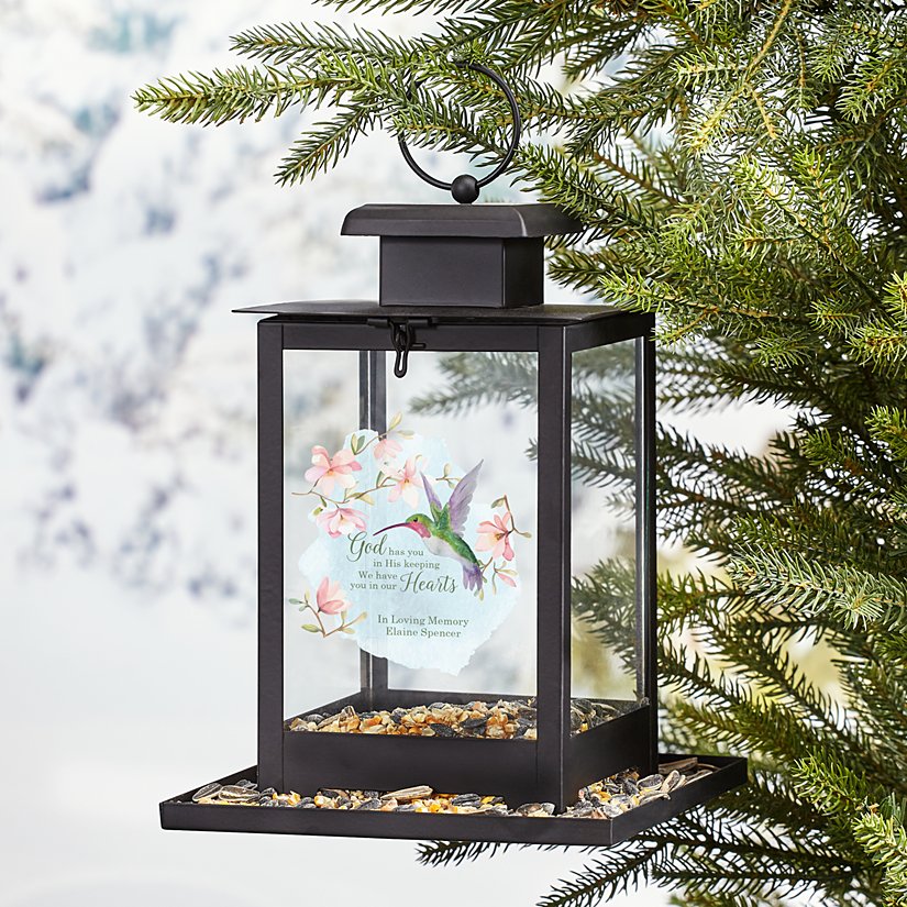 Cherished Memories Sympathy Personalized Bird Feeder