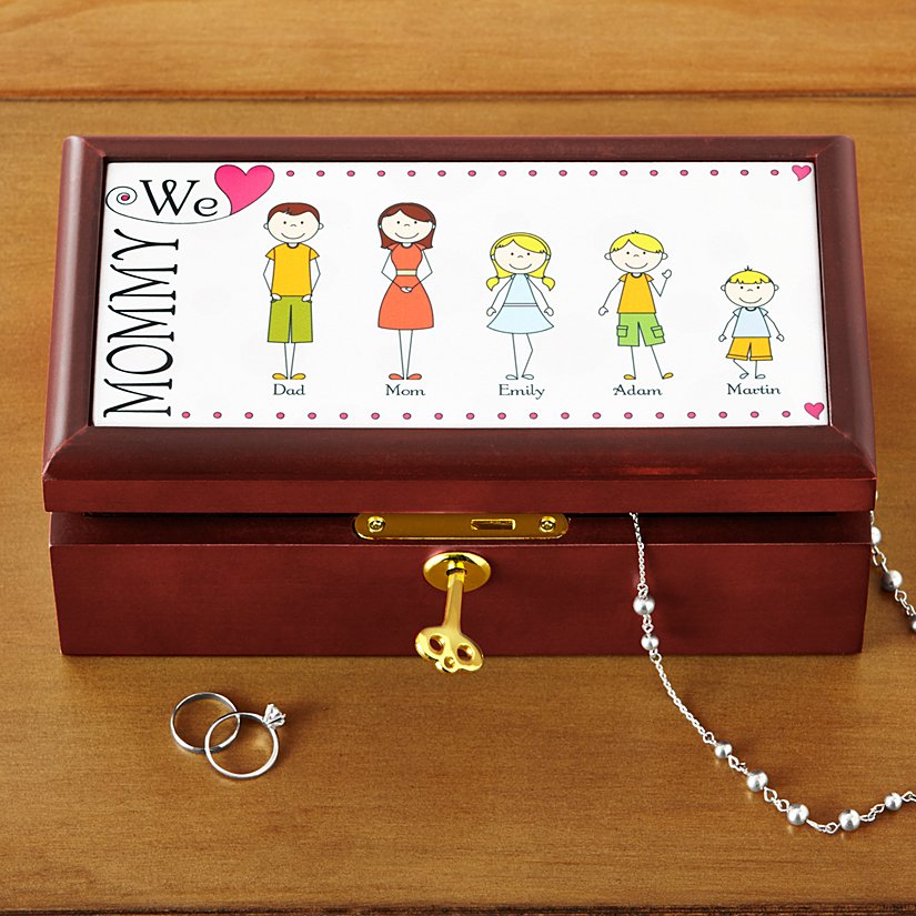 Cherished Hearts Personalized Keepsake Box