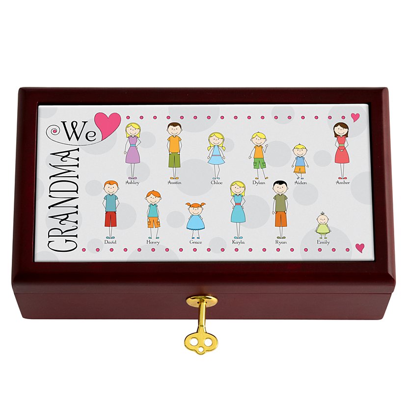 Cherished Hearts Personalized Keepsake Box