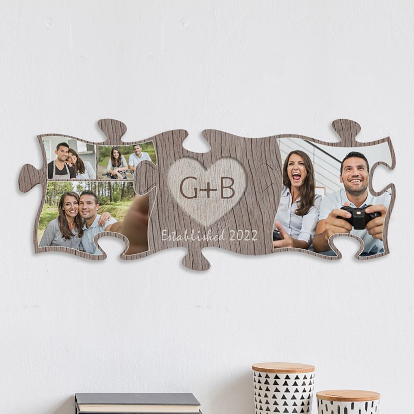 Engraved In Love Personalized Photo Mini Puzzle Set