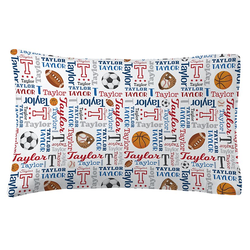 Athletic Dreams Personalized Pillowcase 3 Athletic Dreams Personalized Pillowcase