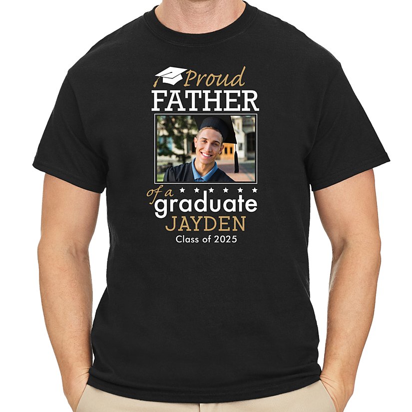 Celebratory Family Graduation Personalized Photo Tee