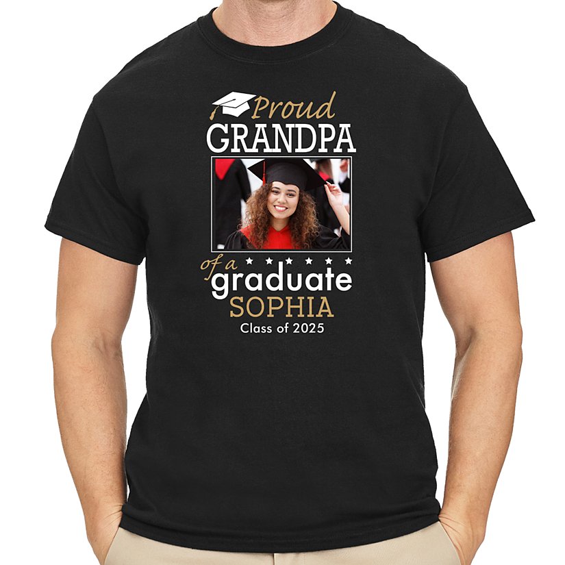 Celebratory Family Graduation Personalized Photo Tee