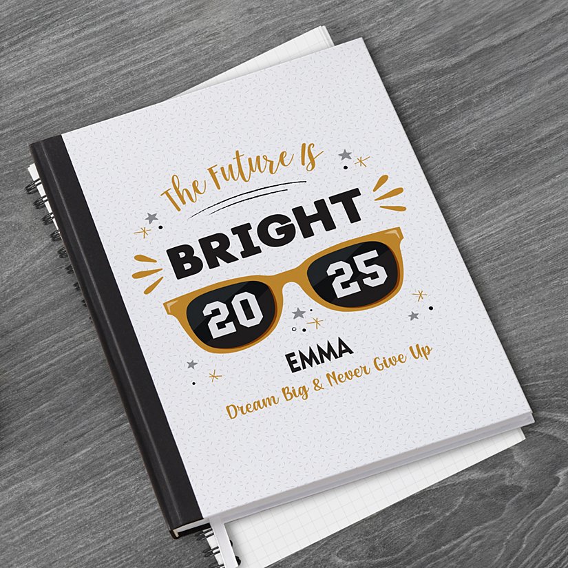Bright Future Graduation Personalized Notebook