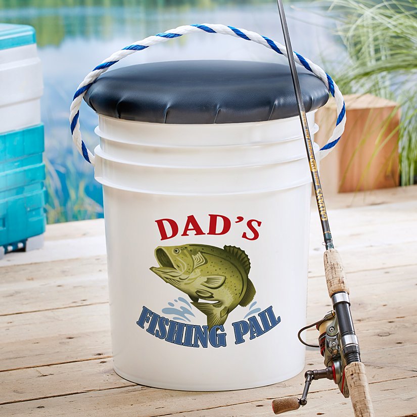 Angler's Personalized Fishing Bucket 7 Angler's Personalized Fishing Bucket