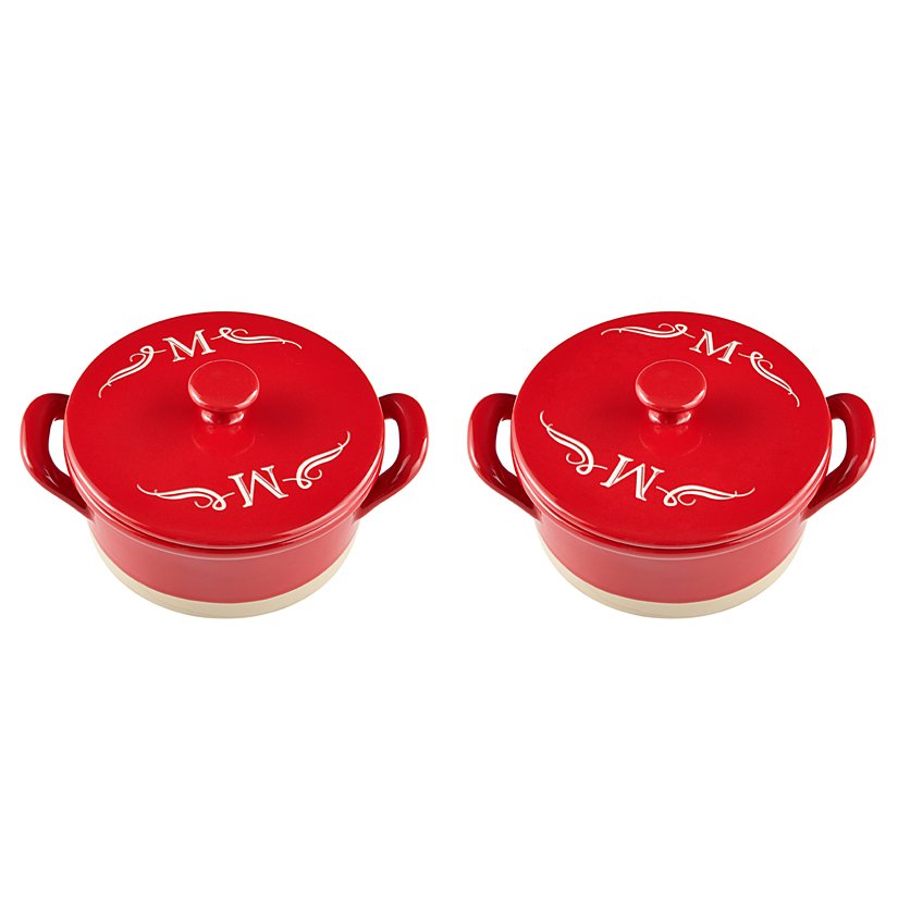 Any Message Stoneware Mini Casserole Pot