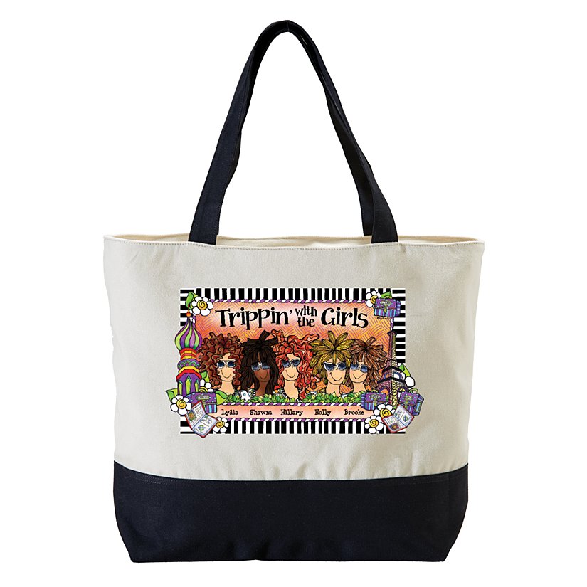 Trippin' with the Girls Tote Bag by Suzy Toronto