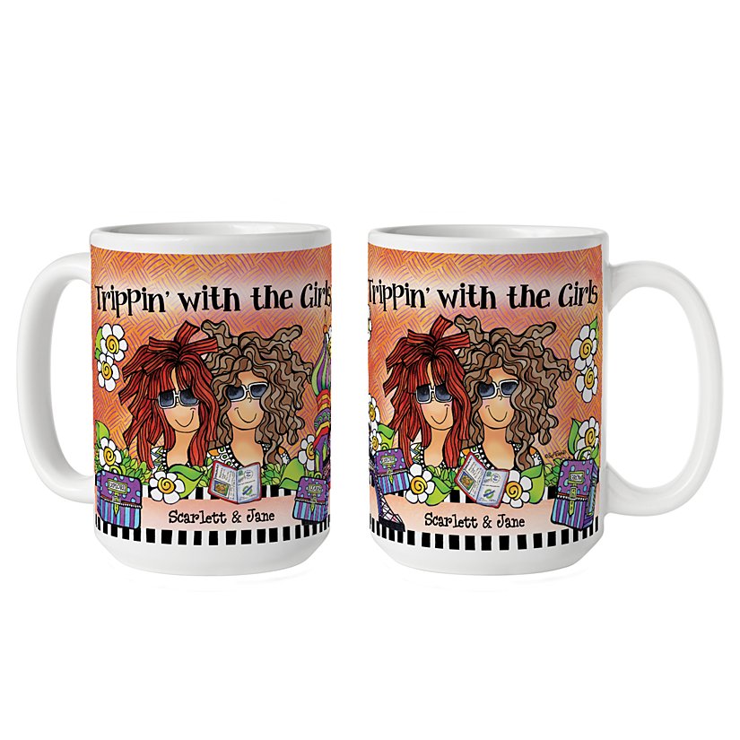 Trippin' with the Girls Mug by Suzy Toronto