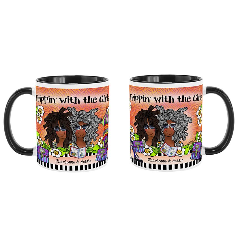 Trippin' with the Girls Mug by Suzy Toronto 3 Trippin' with the Girls Mug by Suzy Toronto