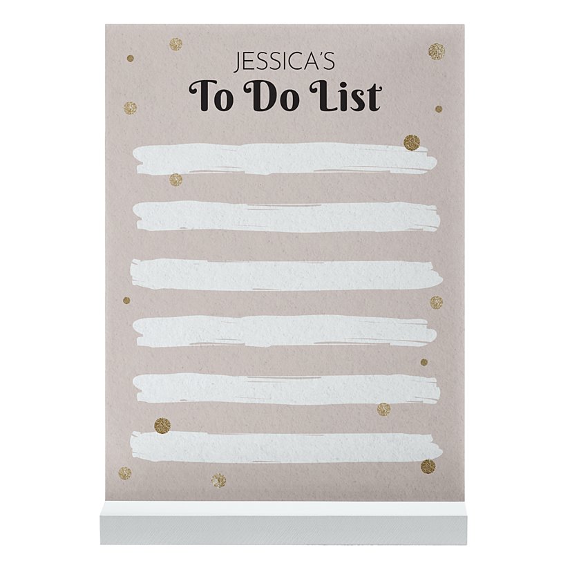 Accomplish It! Personalized Tabletop Dry Erase Board
