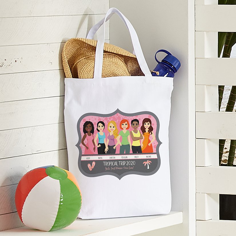 Best Friends Personalized Tote Bag
