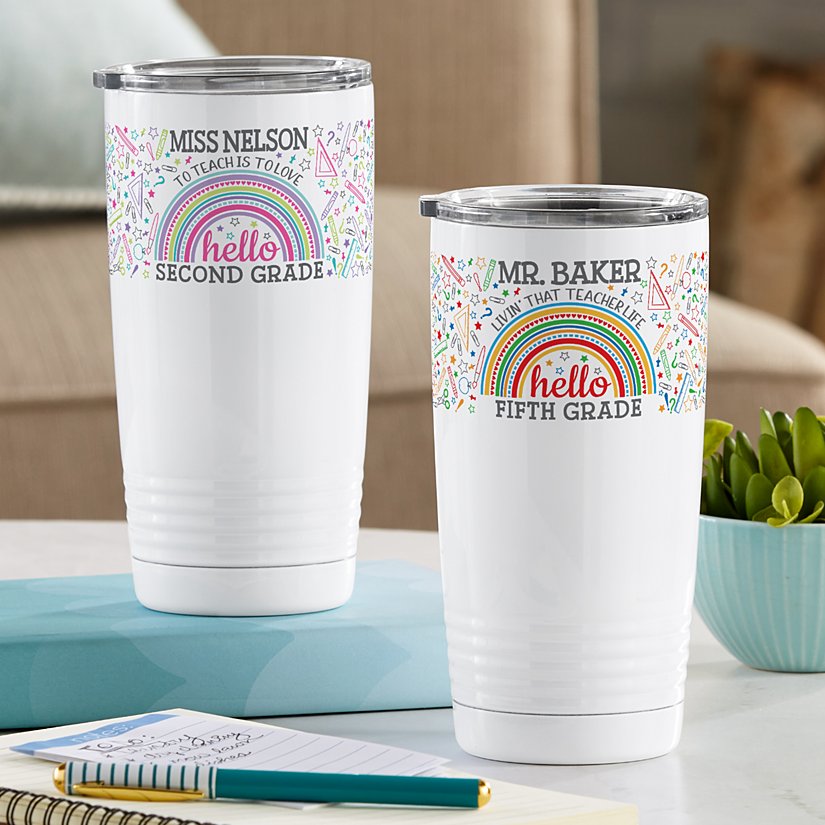 Back to School Personalized Insulated Tumbler