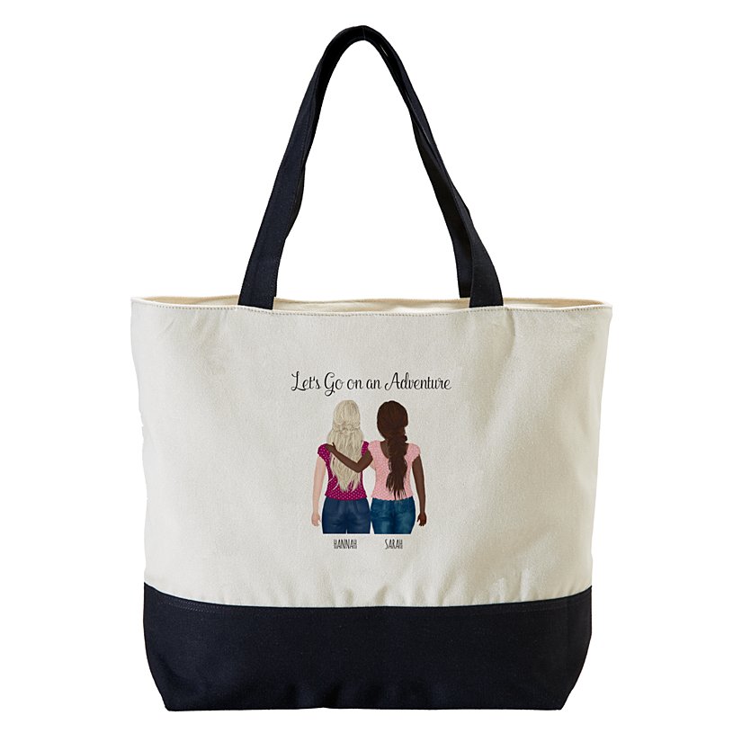 Best Friends Forever Customized Tote Bag