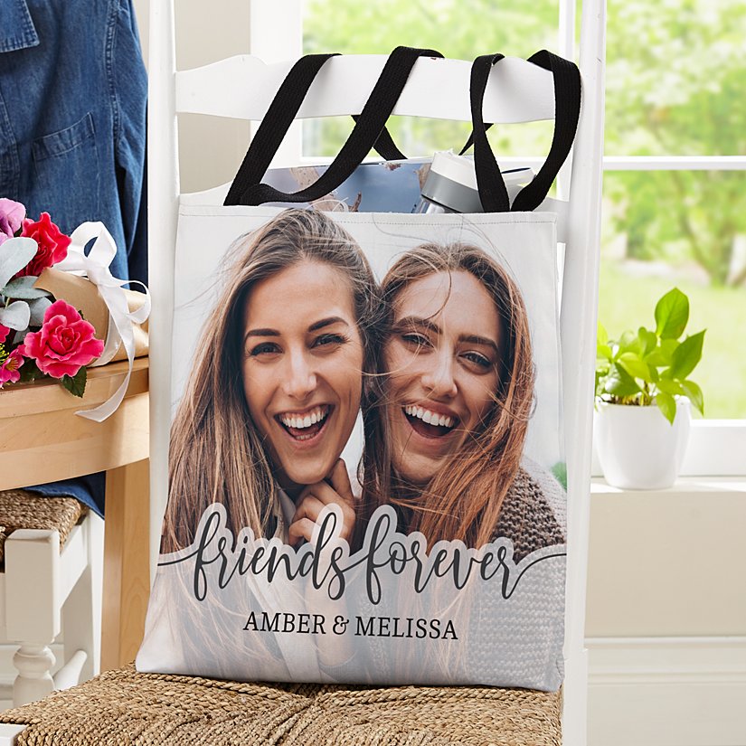 Best Friends Forever Personalized Photo Tote