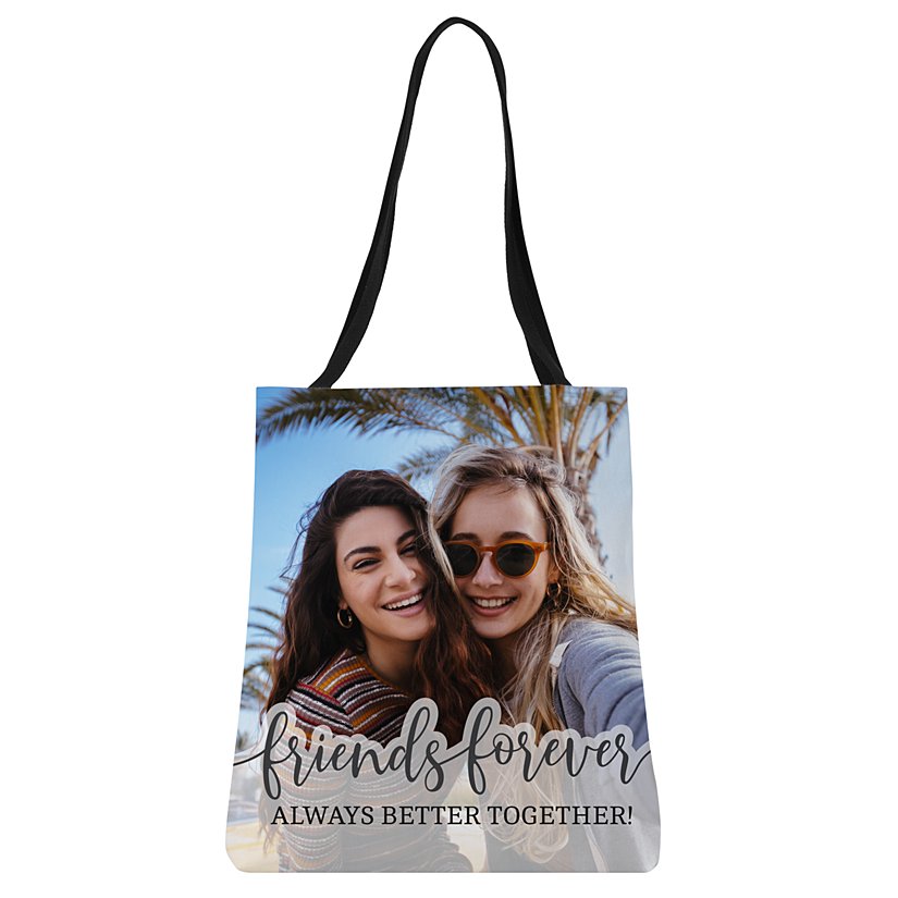 Best Friends Forever Personalized Photo Tote