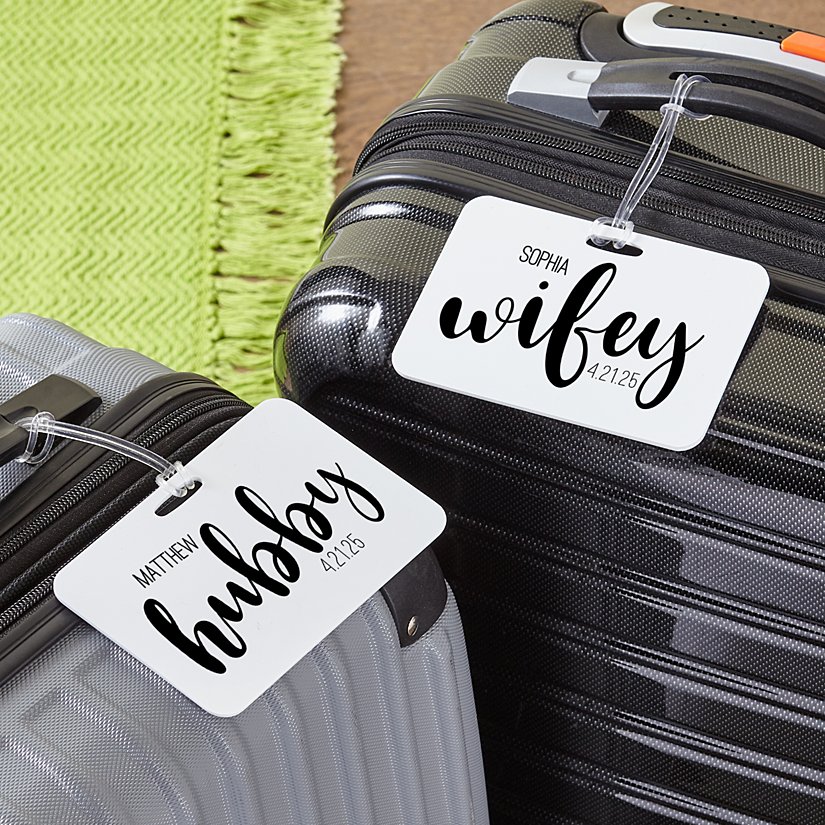 Better Half Personalized Travel Luggage Tag