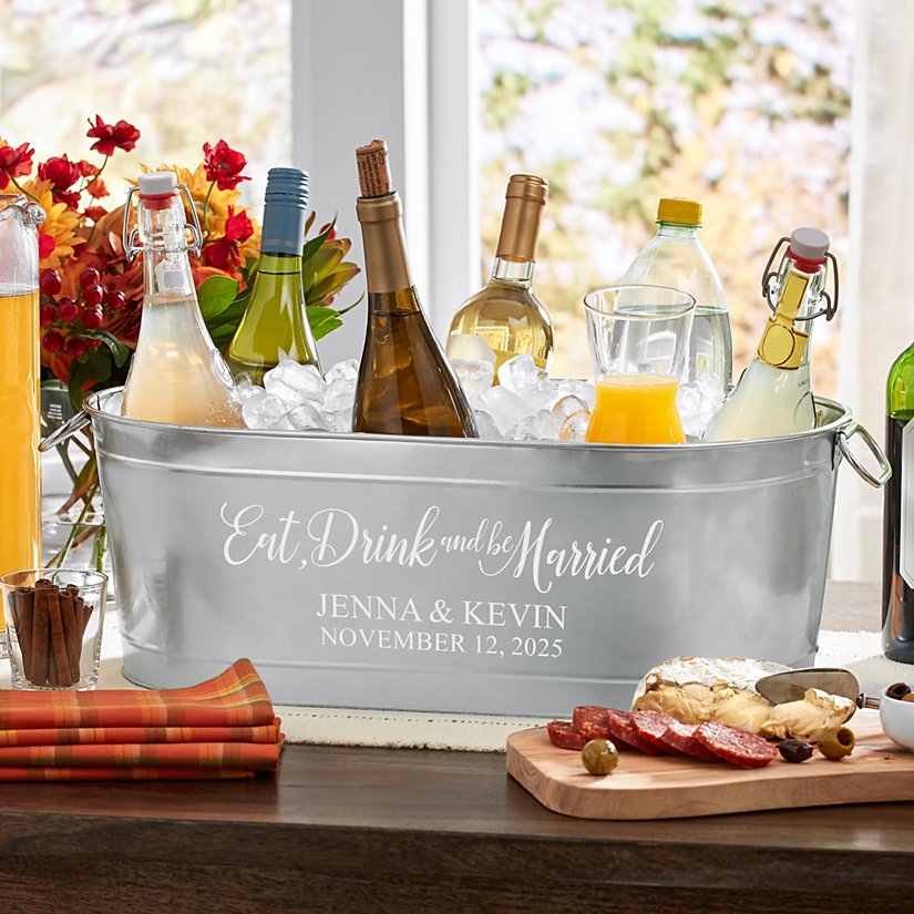 Celebrate Love & Togetherness Personalized Beverage Tub