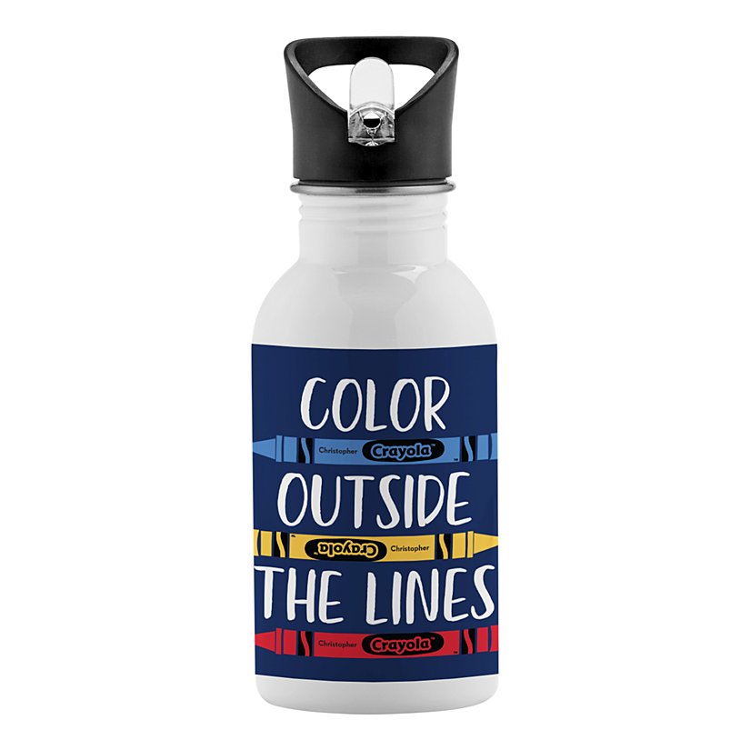 Crayola™ Color Outside the Lines Water Bottle