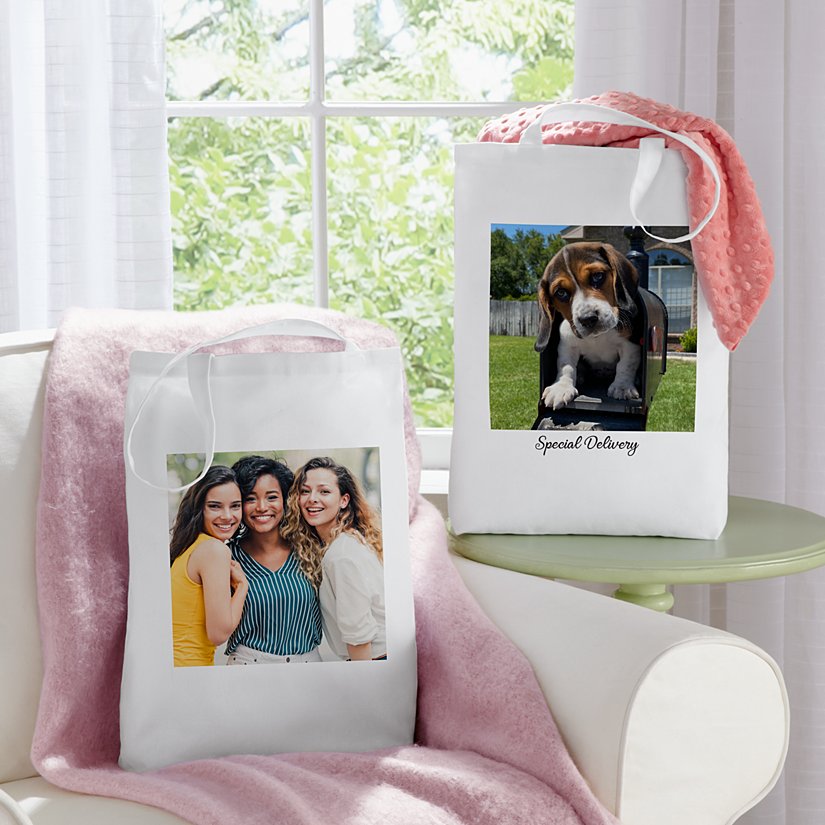 Captured Memories Personalized Photo Tote Bag