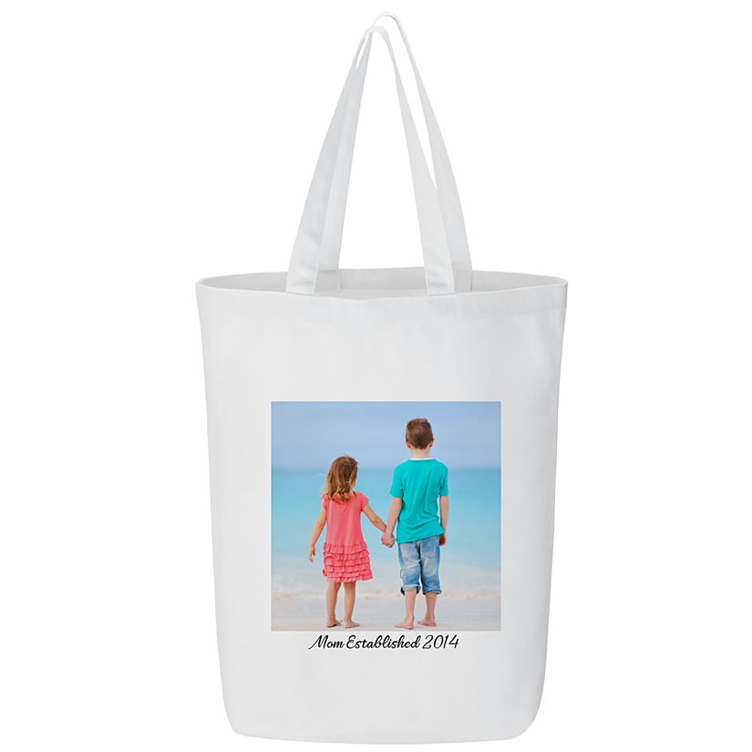 Captured Memories Personalized Photo Tote Bag