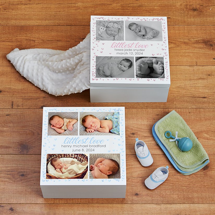 Cherished Moments Personalized Photo Memory Box