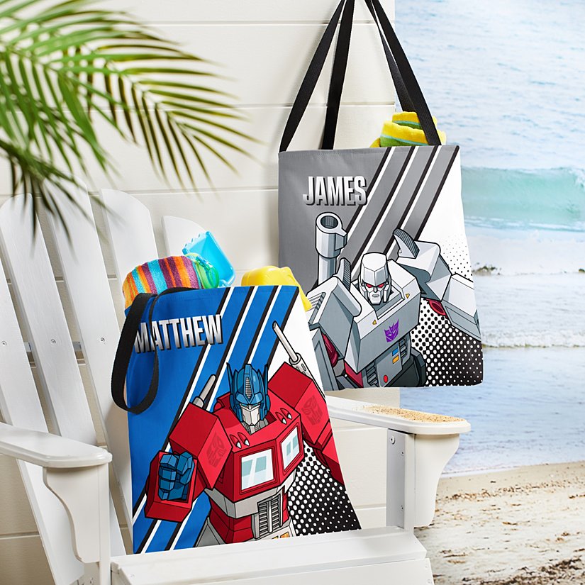 TRANSFORMERS Action-Packed Personalized Tote Bag