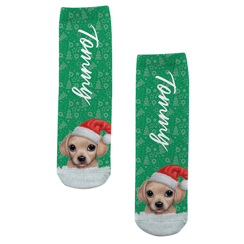 Animal Club International™ Santa Hat Socks