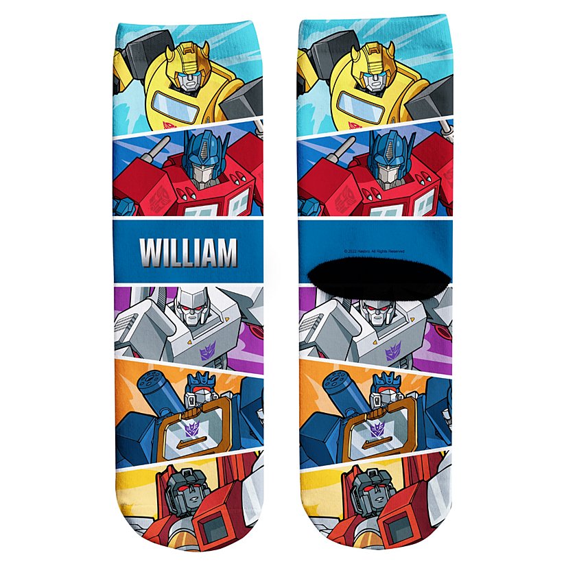 TRANSFORMERS Character Panel Socks