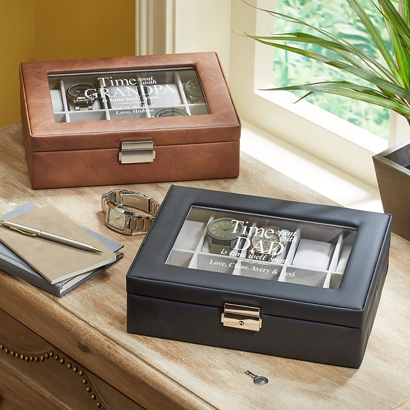Finest Moments Personalized Watch Display Box