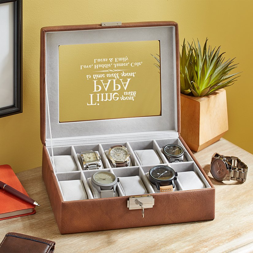 Finest Moments Personalized Watch Display Box