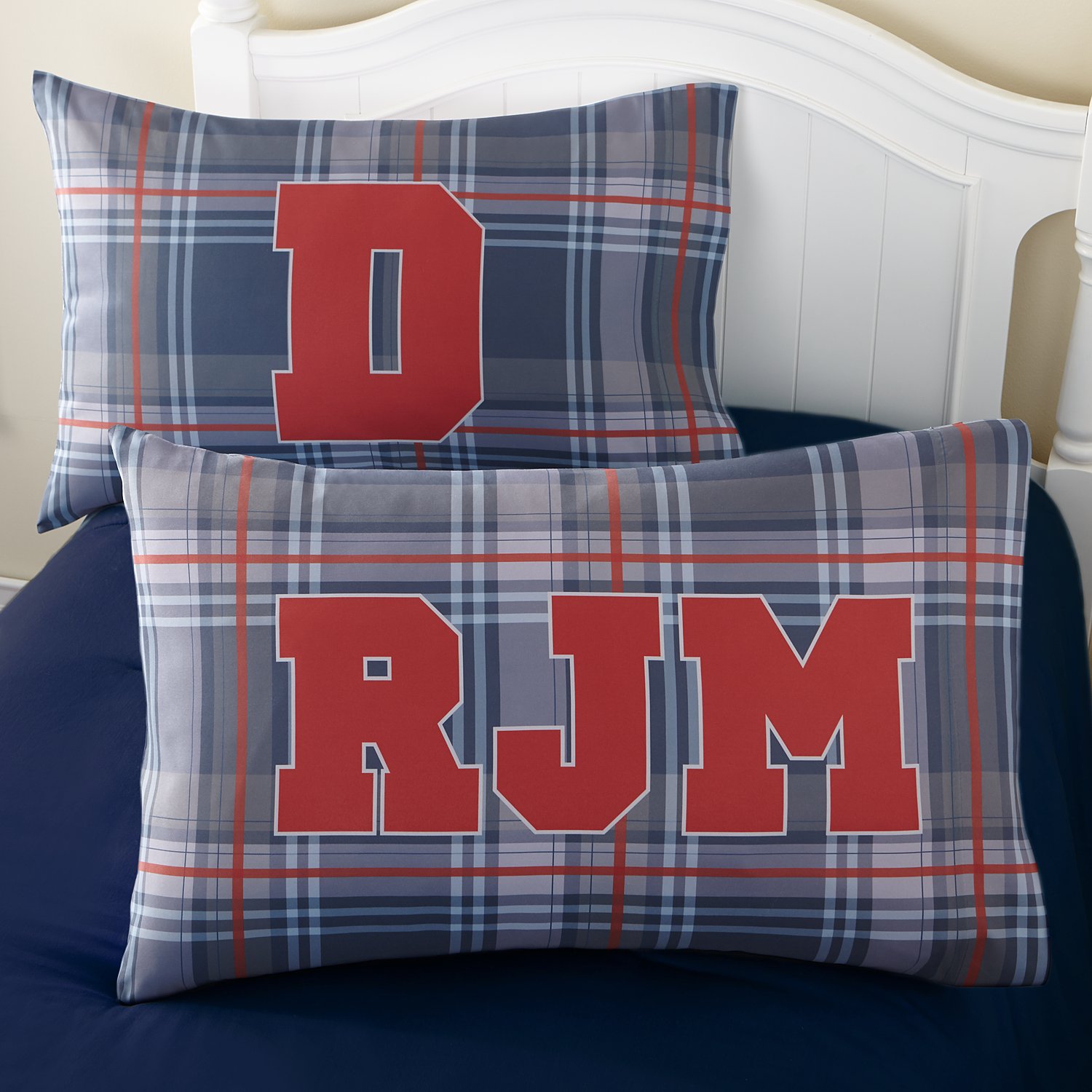 Checkered Personalized Pillowcase