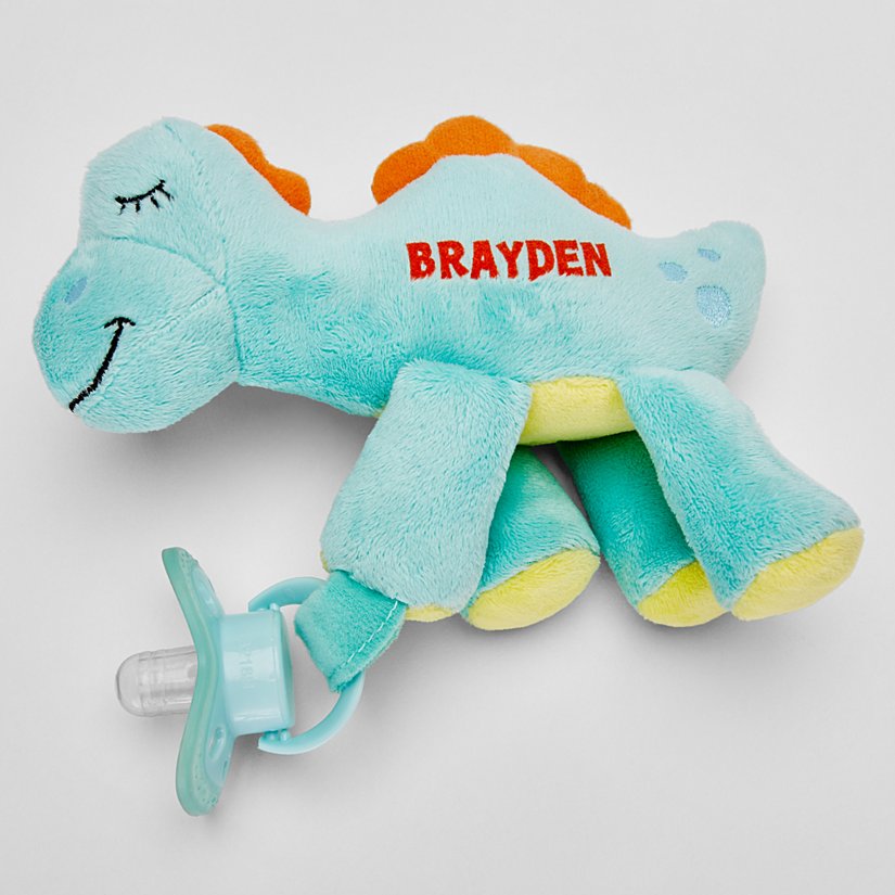 Cozy & Cuddly Personalized Plush Pacifier Holder