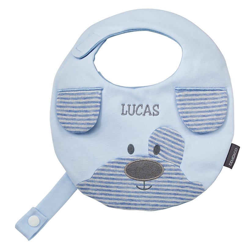 Adorable Character Personalized Bibs with Pacifier Clip