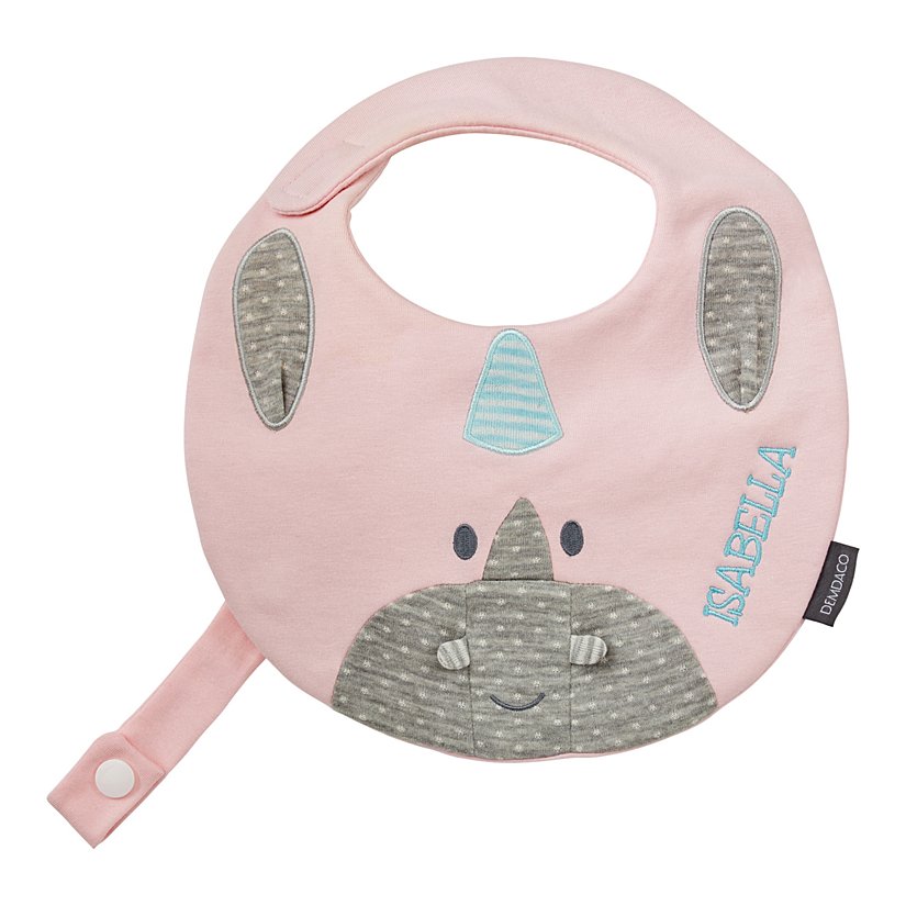Adorable Character Personalized Bibs with Pacifier Clip 3 Adorable Character Personalized Bibs with Pacifier Clip