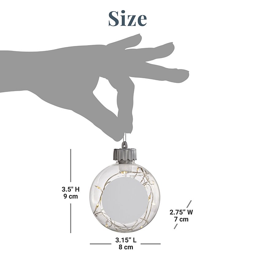Our First Christmas Together Personalized Fairy Lights Ornament