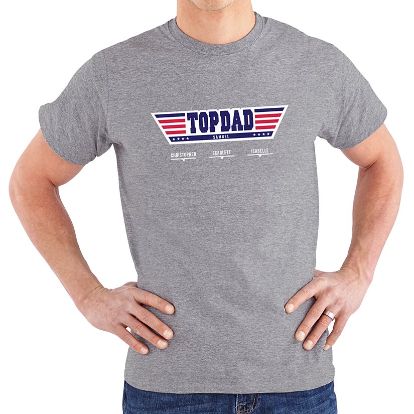 Top Father Personalized T-Shirt