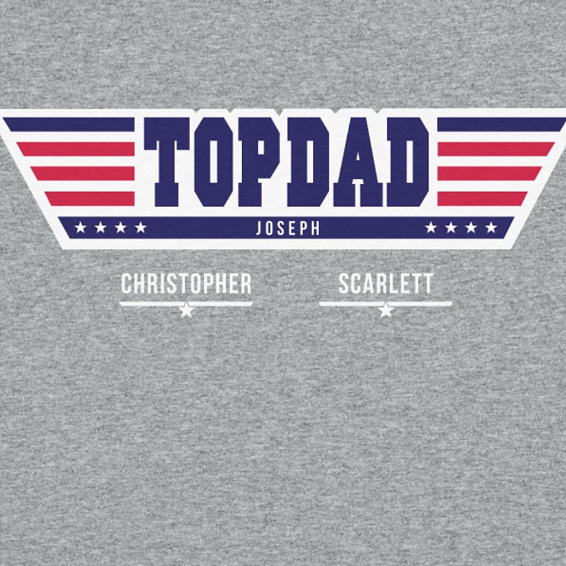 Top Father Personalized T-Shirt
