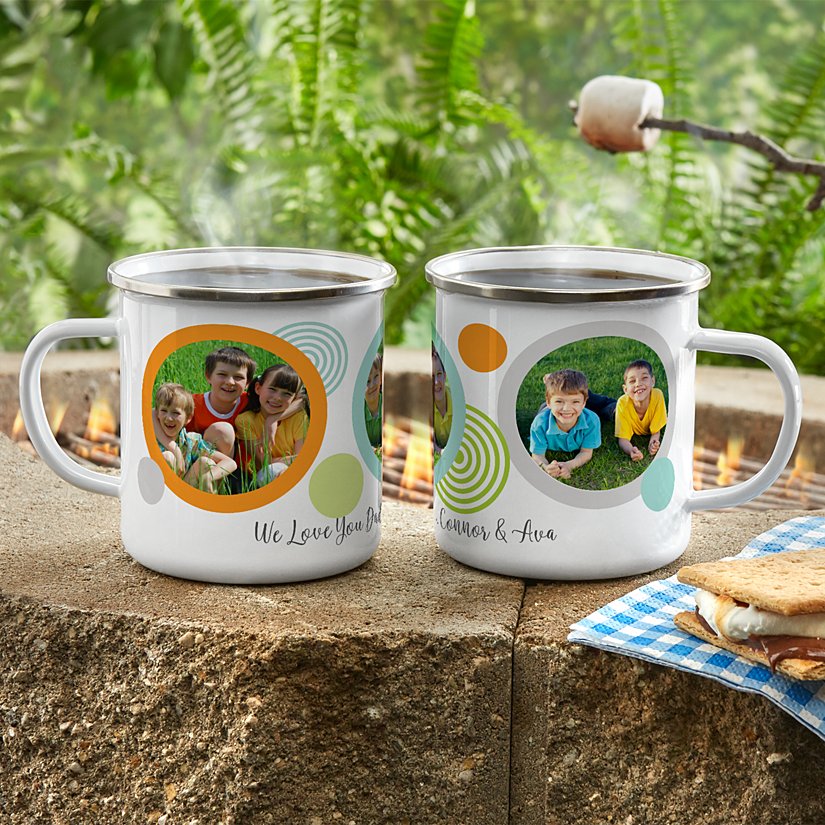 Custom Photo Metal Enamel Mug